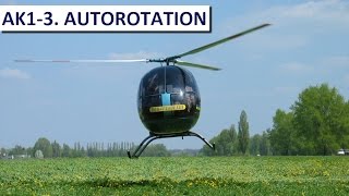 Light utility helicopter  kit Aerocopter AK13 Full autorotation [upl. by Lodge]