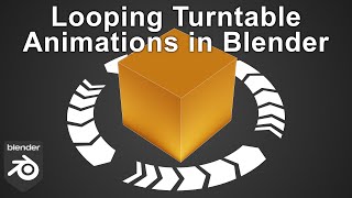 Create a Looping Turntable Animation in Blender [upl. by Shena]