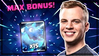 Clash Royale  MAX BONUS Favorite Double Dragon Deck [upl. by Bonina545]