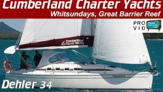 Whitsunday bareboats Whitsundays Dehler 34 Treasure Sailing Yachts [upl. by Retsevel575]