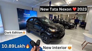 2023 Tata Nexon ❤️ Dark Edition XZS 1089L🔥 New interior 😍 features tata nexon [upl. by Efram721]