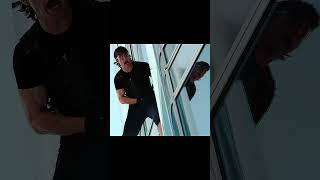 Tom cruise Mission Impossible movie building climbing scene tomcruise missionimpossible short [upl. by Magbie525]