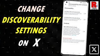 How to Change Your Discoverability Settings on X [upl. by Felicity]