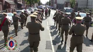 The Regimental Band East Belfast  Brian Robinson Memorial Parade 070924 [upl. by Ayalat]