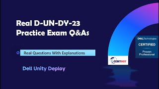 Dell Unity Deploy DUNDY23 Exam Preparation Tips amp Free Practice Exams [upl. by Eiramaneet]