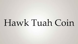 How to Pronounce Hawk Tuah Coin [upl. by Moor]