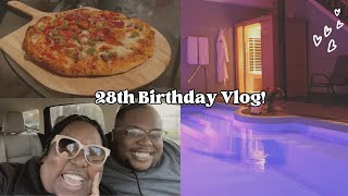 VLOG  My Birthday Getaway At Belamere Suites  Our Own Private Heated Pool [upl. by Colb673]