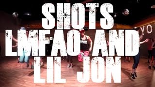 Shots  LMFAO and Lil Jon Throw Down at Fly Dance Fitness [upl. by Godfry]