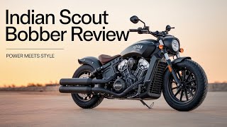 Indian Scout Bobber Review Classic Style Meets ModernPerformance IndianScoutBobber ModernClassic [upl. by Rosenwald371]