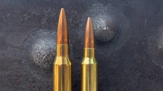 338 Lapua vs 300 Win Mag CLOSER Than You Think On Mild Steel [upl. by Korten]