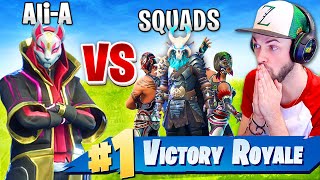 AliA WINNING SOLO vs SQUADS in Fortnite Battle Royale [upl. by Welcome395]