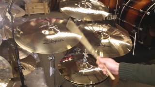 Zildjian A Custom Cymbal Set  20r 18c 16c 14h [upl. by Nod]