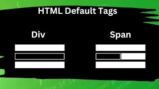 Default HTML Tags [upl. by Brittain]