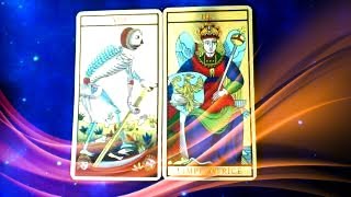 LA MUERTE y TODOS los ARCANOS MAYORESCOMBINACIONES TAROT [upl. by Lennod447]