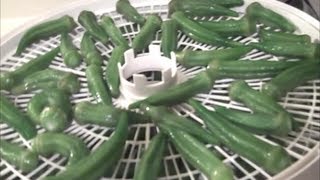 Dehydrating Okra [upl. by Eikin]