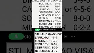 STL MINDANAO VISAYAS RESULT 3PM 4pm Draw September 292024 [upl. by Tasiana]