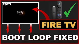 FIRESTICK STUCK on FIRE TV BOOT LOOP  FIX IT NOW 2023 update [upl. by Heffron]