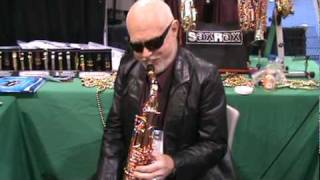 Don Menza plays the Saxgourmet Super 400 at NAMM [upl. by Eelymmij]