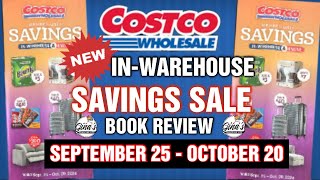 🛒COSTCO NEW INWAREHOUSE SAVINGS BOOK REVIEW for OCTOBER 2024 LETS CHECK IT OUT✨️ [upl. by Anovad]