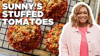 Sunny Andersons Stuffed Tomatoes  Cooking For Real  Food Network [upl. by Amado325]