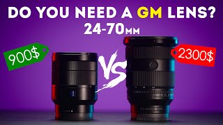 Sony 2470mm f28 GM II Review and Comparison VS Sony Zeiss 2470 f4 [upl. by Puiia]