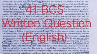 41 BCS Written Question English  ৪১ তম বিসিএস লিখিত প্রশ্ন  41st BCS Written Question [upl. by Nevet351]