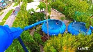 4K The Storm WaterSlide POV  Wet n Wild Orlando [upl. by Ebony988]