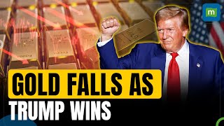 US Election 2024 Gold Prices Plunge as Trump Wins Is More Downside Ahead [upl. by Zetroc596]