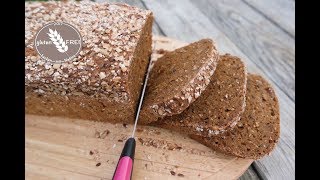 Vollkornbrot  glutenfrei  laktosefrei  vegan  glutenfrei backen mit Nadine [upl. by Ahsaercal753]