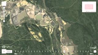 Oilsands north of Fort McMurray TimeLapse [upl. by Anaiviv179]