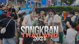 Songkran Festival 2024  Central World Bangkok [upl. by Nipahc]