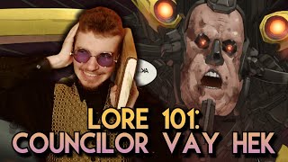 Warframe Lore 101 Councilor Vay Hek [upl. by Nonnairb]