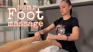 ASMR Foot and Legs Massage Deep Tissue No Talking [upl. by Vitus]