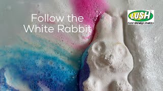 Lush ‘Follow the White Rabbit’ Easter 2021 bath bomb Tub Demo amp Review [upl. by Gschu146]