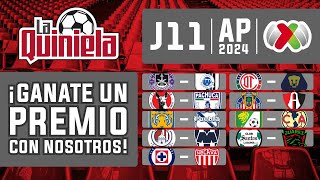 La Quiniela de la Liga MX  Jornada 11 del APERTURA 2024 [upl. by Redliw610]