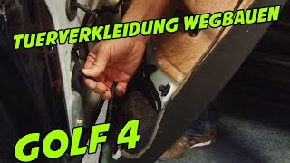 VW Golf 4 Türverkleidung weg bauen I Wie geht das I Tutorial I ARS24 [upl. by Trojan748]