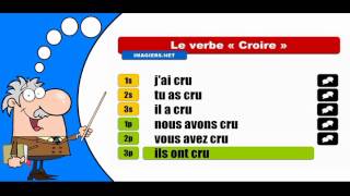 La conjugaison du verbe Croire  Indicatif Passé composé [upl. by Shandra]