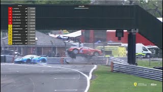 Seale amp Simmerson CRASHES  Oulton Park 2022 [upl. by Neyut966]