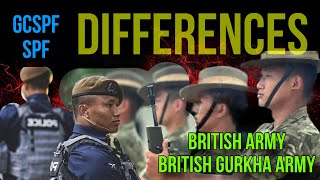 Are SPF GCSPF British Army amp Brigade of Gurkhas different  britisharmy singaporepolice army [upl. by Tsirc]