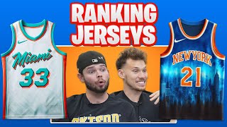 I Made 100 NEW NBA JERSEYS and Had My Friends RANK Them [upl. by Aylmar]