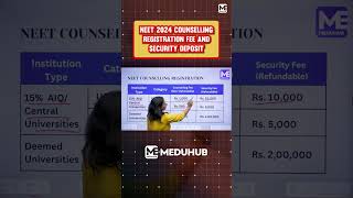 NEET UG Counselling 2024 Registration Fee amp Security Deposit [upl. by Sremmus169]