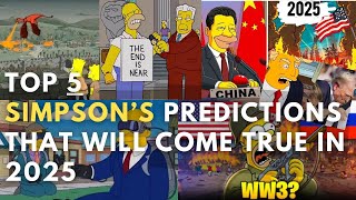 Top 5 Simpsons Predictions for 2025 [upl. by Hylton73]