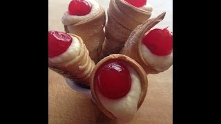 Cornets feuilletés à la crème pâtissière [upl. by Joletta]