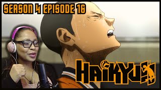 TANAKA CANT GIVE UP HAIKYU SEASON 4 EPISODE 16  FIRST TIME WATCHING [upl. by Smitty]