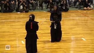 14th All Japan Invitational 8dan Kendo Championships — Quarterfinal 2 [upl. by Eittod]