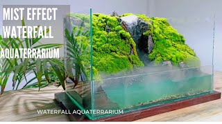 making a waterfall aquaterrarium with a mist effect  paludarium  terrarium [upl. by Linden870]