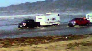 crossing pismo beach creek with trailers [upl. by Kask]