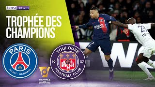 PSG vs Toulouse  Trophée des Champions French Super Cup HIGHLIGHTS  01032023  beIN SPORTS USA [upl. by Yduj162]