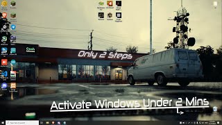 Only 2 steps to activate Windows 1011 in 2024  Tutorial [upl. by Lein]