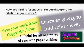 how to find references for a research paper in google scholar  for free [upl. by Fleck989]